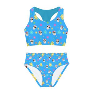 Girls Two Piece Swimsuit Bikni Use in night Beach Casual wear Gym